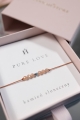 Bransoletka PURE LOVE nude z kamienia słonecznego