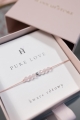 Bransoletka PURE LOVE light pink z kwarcu różowego
