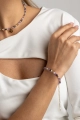 Pulsera LIBRA premium – jadeíta, cuarzo rosa y zafiro