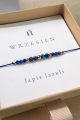 Bransoletka WRZESIEŃ z kamieniem urodzinowym - Lapis Lazuli