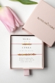 Komplet bransoletek Mama & Córka dark pink z  kwarcu arbuzowego