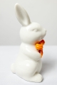 Figurka Zając Wielkanocny z pomarańczową kokardką 12 cm  