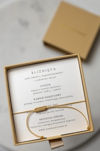 BLIŹNIĘTA - bransoletka znaku zodiaku - cytryn, kamień księżycowy, tygrysie oko, kryształ górski