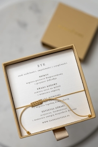 BYK- bransoletka znaku zodiaku - kwarc różowy, nefryt, agat niebieski, kryształ górski