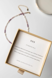Naszyjnik Liczby Anielskie UWOLNIENIE - rubin, kwarc różowy, kamień księżycowy