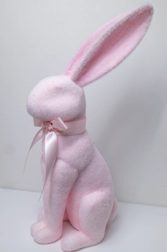 Zając Wielkanocny 48 cm jasny róż 