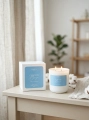 Cotton Breeze -  sojowa świeca Luméa Candle  o aromacie świeżej bawełny 