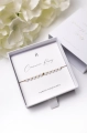 Bransoletka dziewczęca COMMUNION ROSARY White Heart - kamień księżycowy 