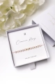 Bransoletka dziewczęca COMMUNION ROSARY Pink Pearl 