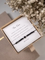 Bransoletka JULIETTA BLACK and silver z onyksu 