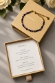 Pulsera VIRGO premium – amatista, zafiro y lapislázuli