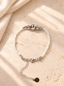 Bransoletka Essentia Moonstone and silver  –  kamień księżycowy
