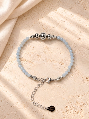 Bransoletka Essentia Angelite and silver  –  angelit