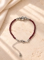 Bransoletka Essentia Garnet and silver  –  granat