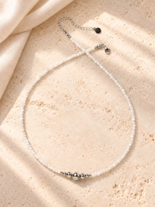 Naszyjnik Essentia Moonstone and silver  –  kamień księżycowy