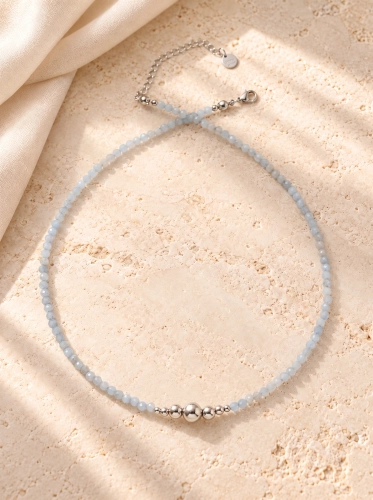 Naszyjnik Essentia Angelite and silver  –  angelit