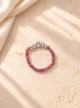 Pierścionek Essentia – Garnet and silver 