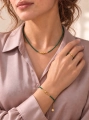 Pierścionek Essentia – Malachite and gold