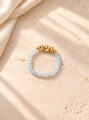 Pierścionek Essentia – Angelite and gold