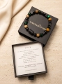 Pulsera elástica TAURO para hombre – lava, ónix, ojo de tigre, jaspe (1)