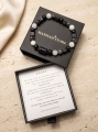 Pulsera elástica CÁNCER para hombre – lava, ónix, piedra lunar, labradorita (1)