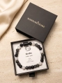Pulsera elástica CÁNCER para hombre – lava, ónix, piedra lunar, labradorita (1)