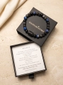 Pulsera elástica LIBRA para hombre – lava, ónix, lapislázuli, labradorita (1)