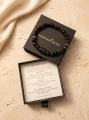 Pulsera elástica ESCORPIO para hombre – lava, ónix, obsidiana, granate (1)