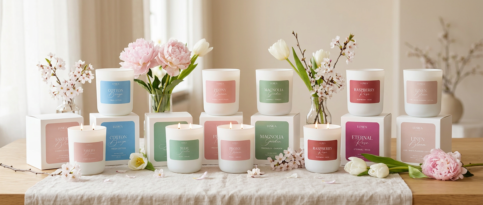 Wiosenna kolekcja świec w Hannah Store – zapachy, które zmieniają atmosferę